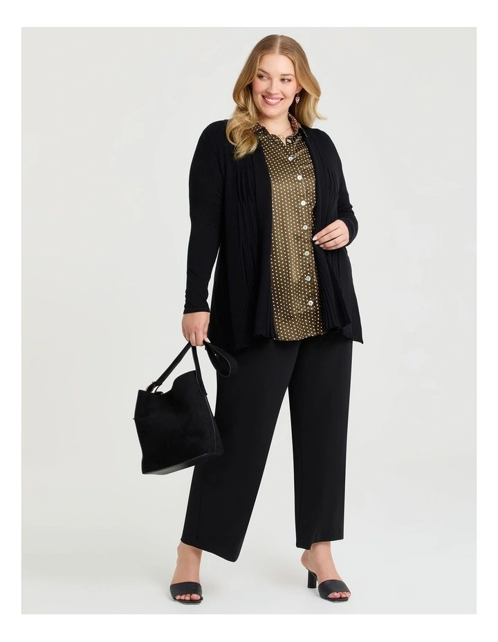 Cassandra Print Shirt in Chocolate image 4