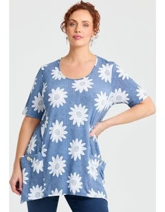 Sorrento Swing Top Blue Floral