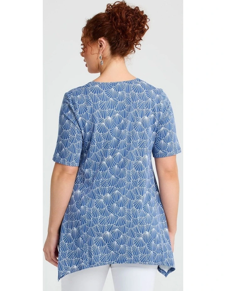 Sorrento Swing Top Seashell Blue/white image 2