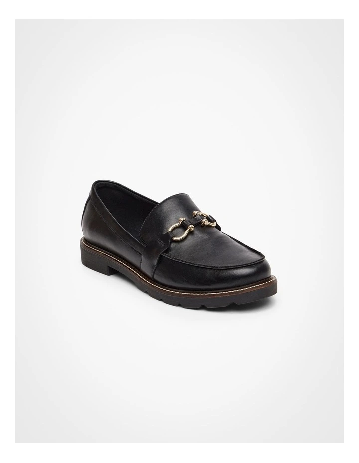Trim Loafer in Black image 2