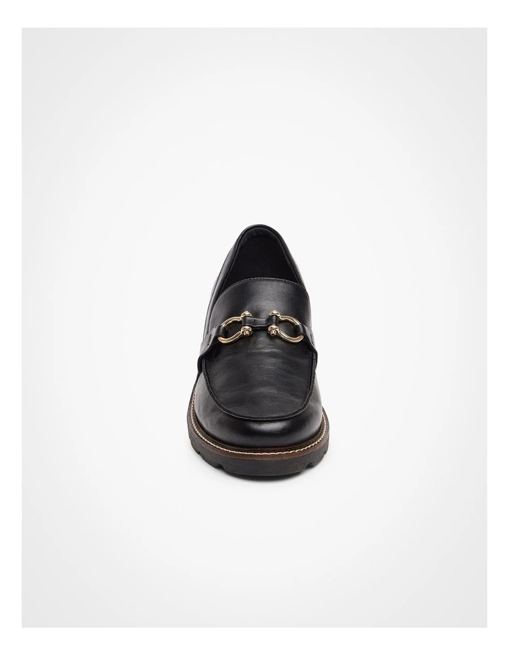 Trim Loafer in Black image 3