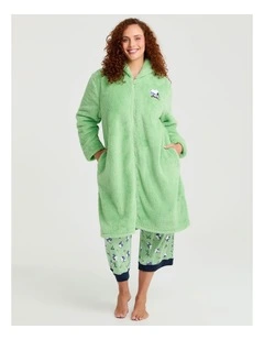 Peanuts Plush Dressing Gown Zephyr Green