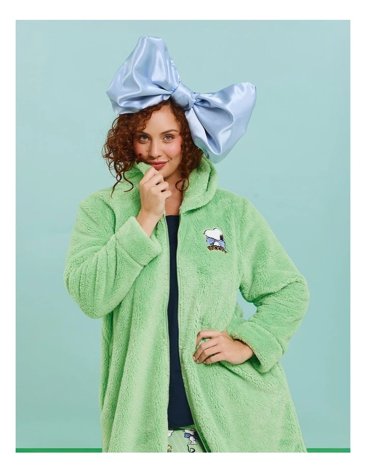 Peanuts Plush Dressing Gown Zephyr Green image 6