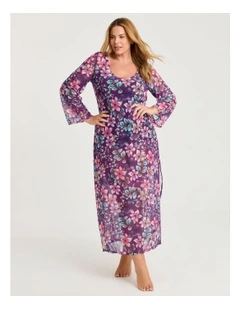 Swim Mesh Dress in Print