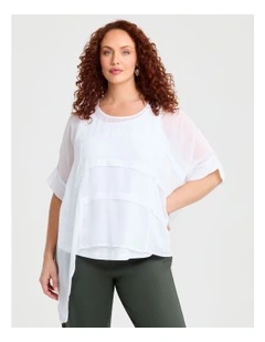 Take A Bow Top White