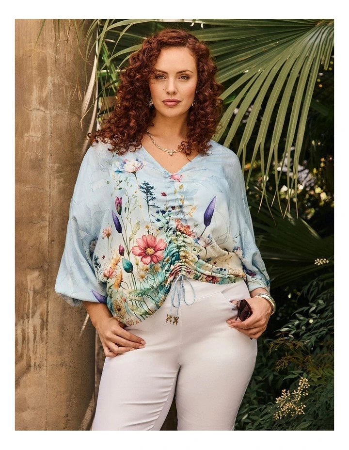 Natural Wild Flower Top Print image 3