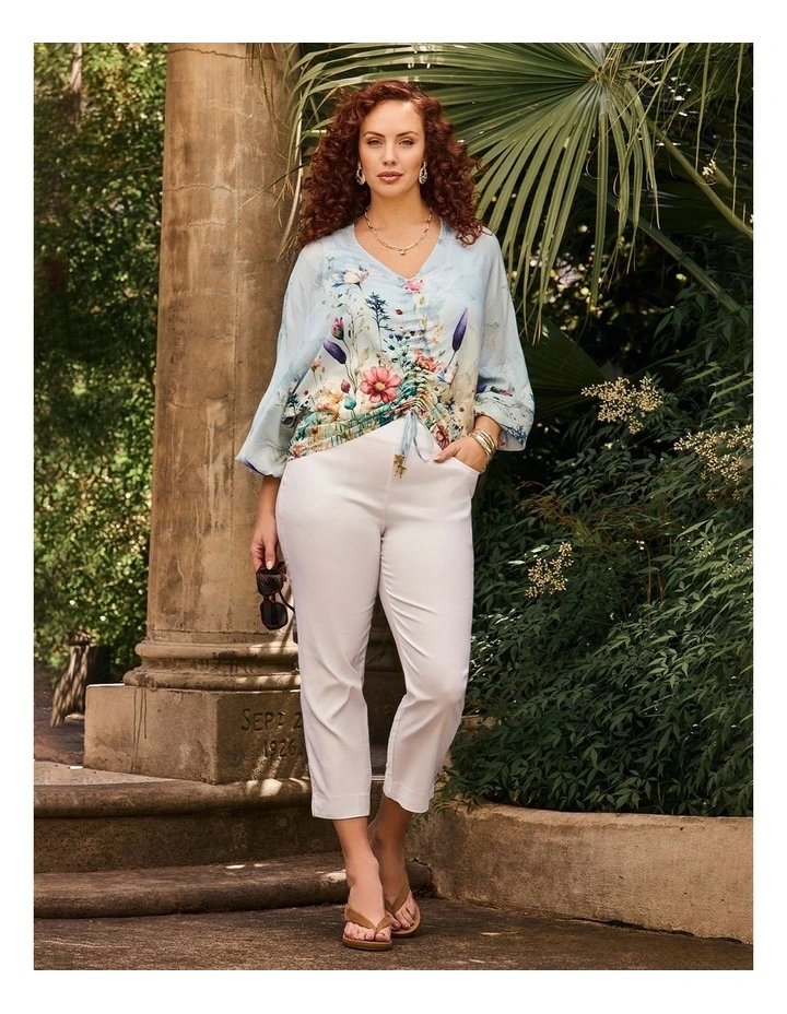 Natural Wild Flower Top Print image 4