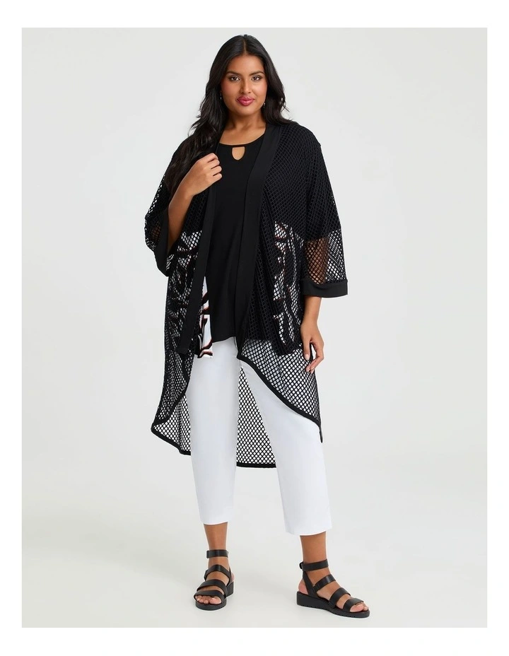 Pocket Natural Tunic Black Print image 4