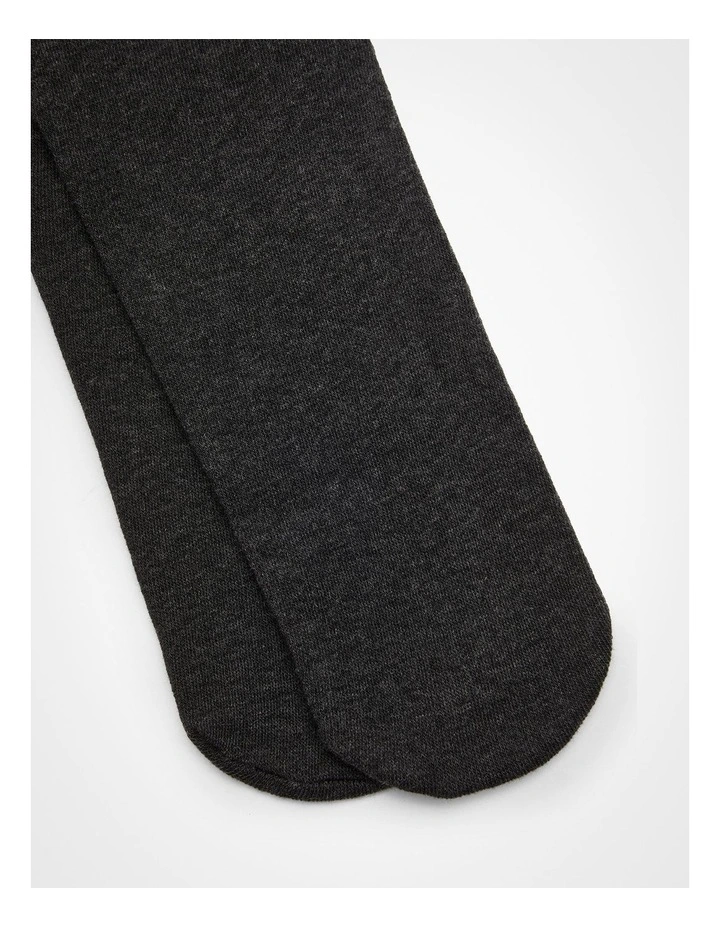 Opaque Cotton Blend Tights in Grey image 3