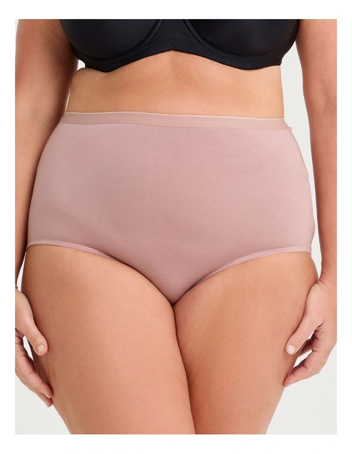 Bamboo Full Briefs 3 Pack in Rosewood image 2