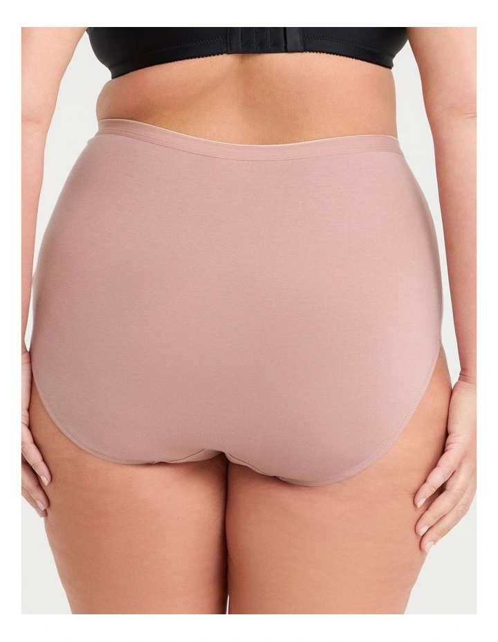 Bamboo Full Briefs 3 Pack in Rosewood image 3