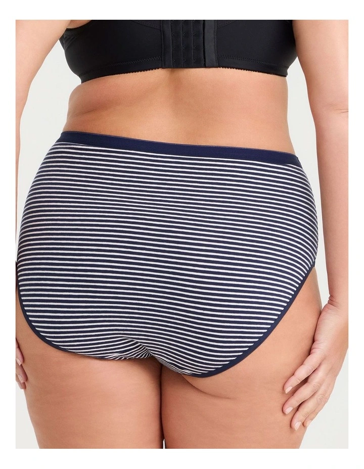 Cotton Basic Briefs 5 Pack in Multi image 3