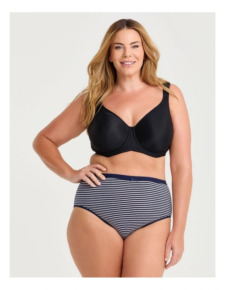 Cotton Basic Briefs 5 Pack in Multi image 4