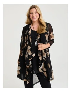 Mesh Kirrily Cardigan Print