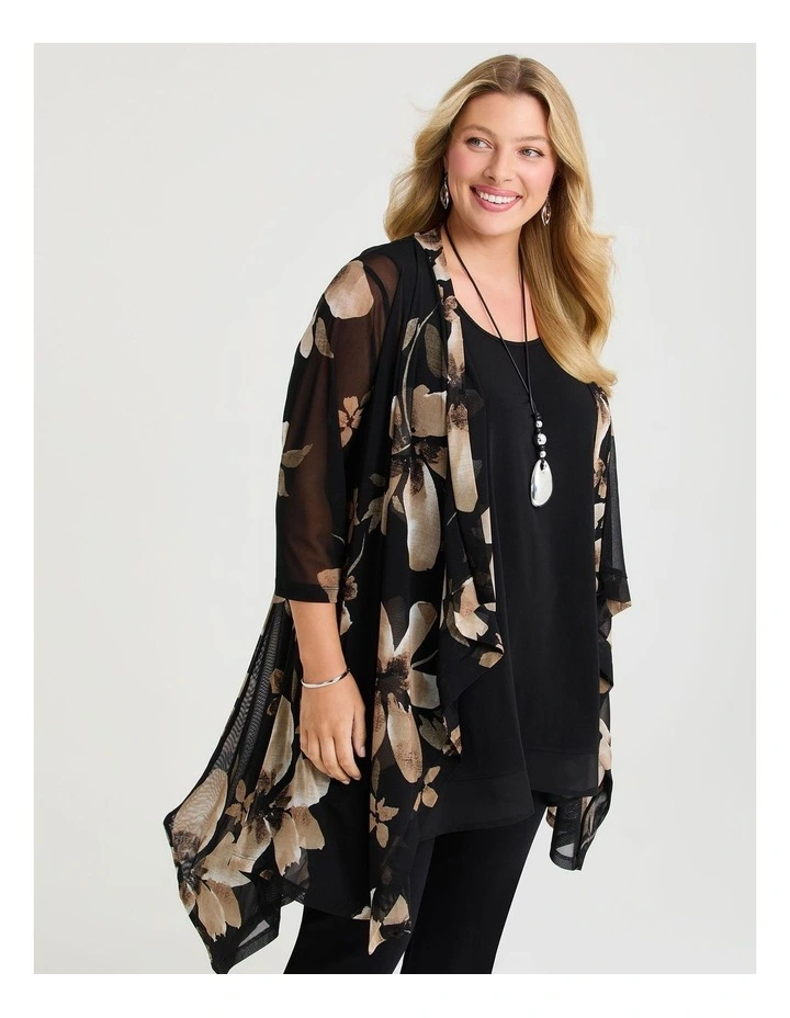 Mesh Kirrily Cardigan Print image 2