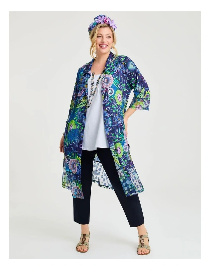 Catalina Jaguar Mesh Trim Duster Print image 1