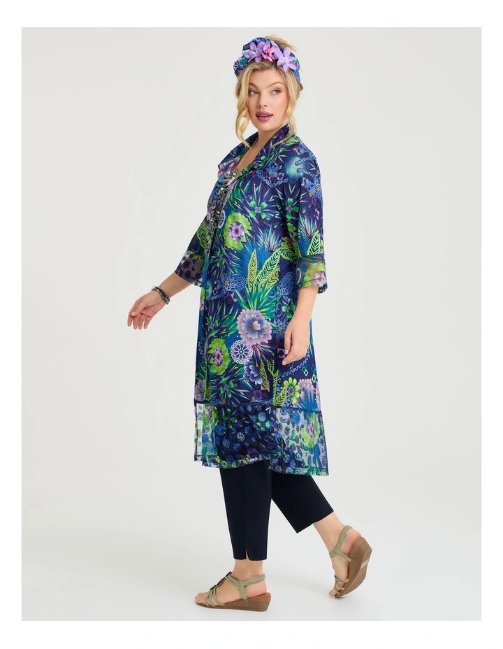 Catalina Jaguar Mesh Trim Duster Print image 2