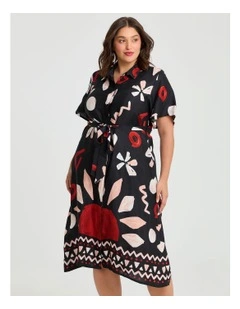 Natural Sardinia Shirt Dress Print