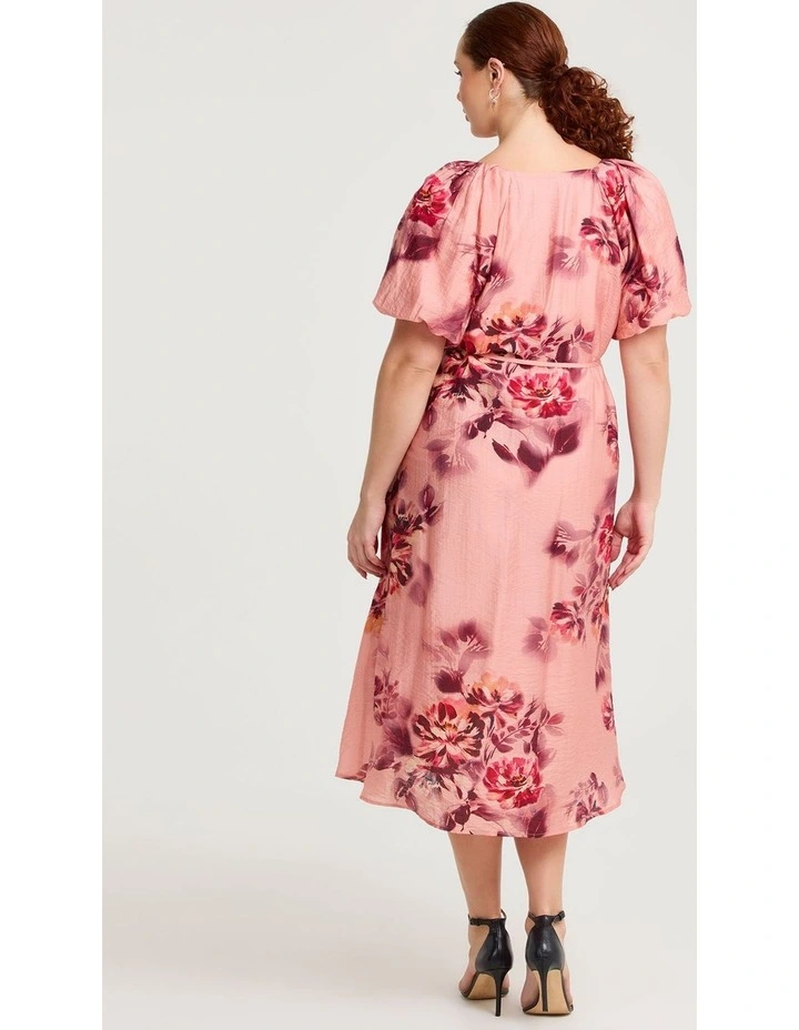 Camille Tencel Midi Dress Floral image 2