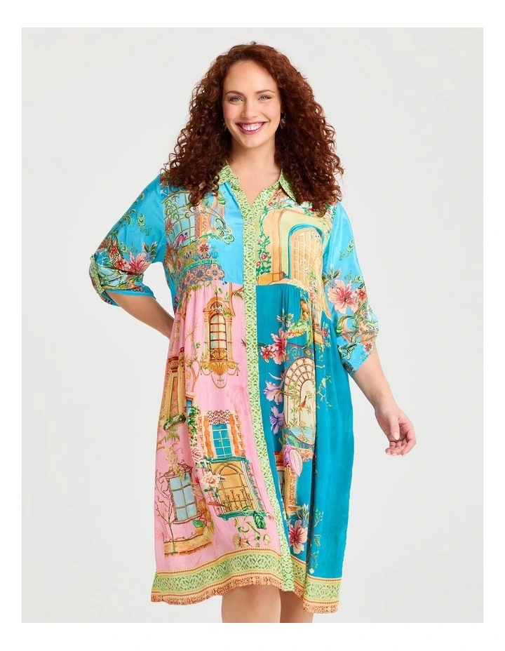 Natural Iris Dress Print image 3