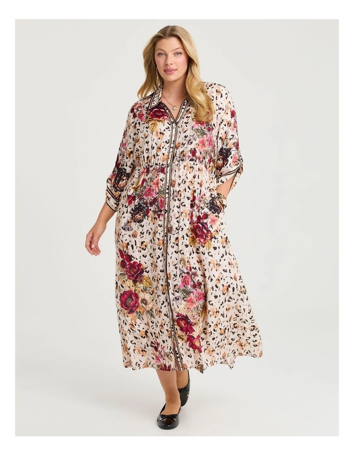 Natural Briar Shirt Dress Print image 1