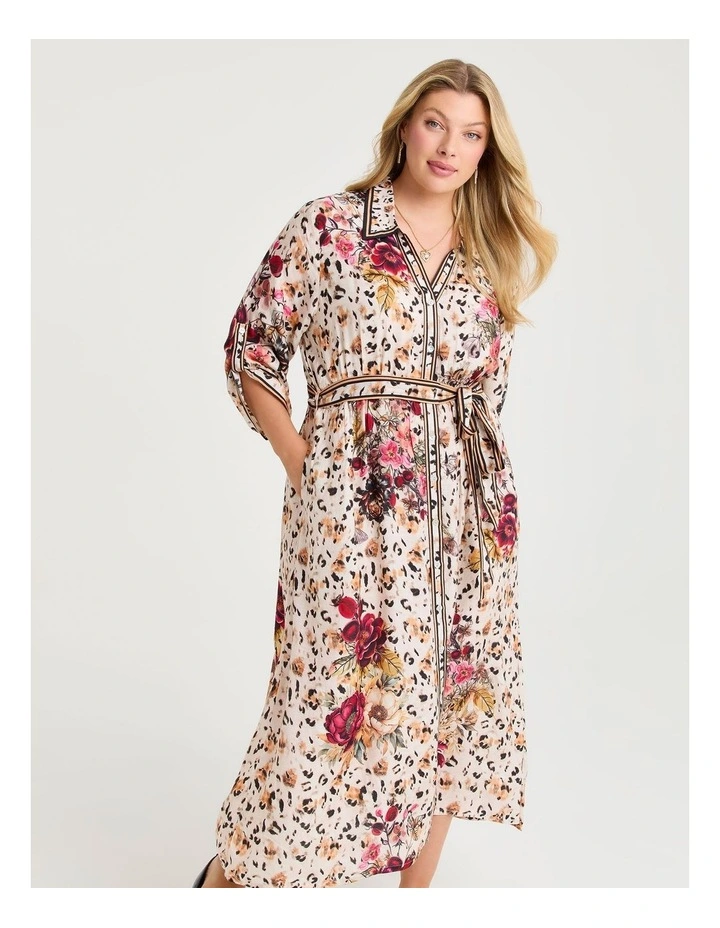 Natural Briar Shirt Dress Print image 3