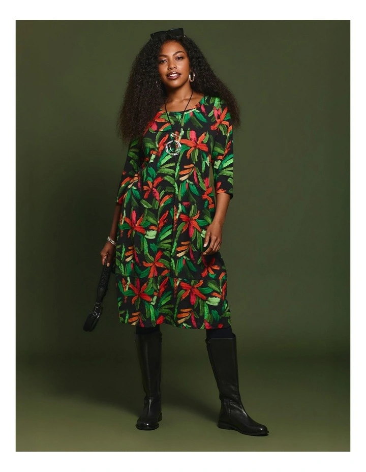 Cotton Dahlia Dress Print image 4