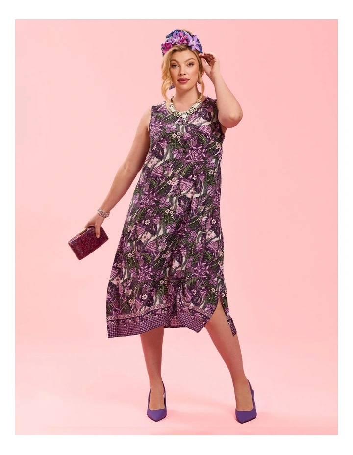 Catalina Natural Ginger Dress Print image 6