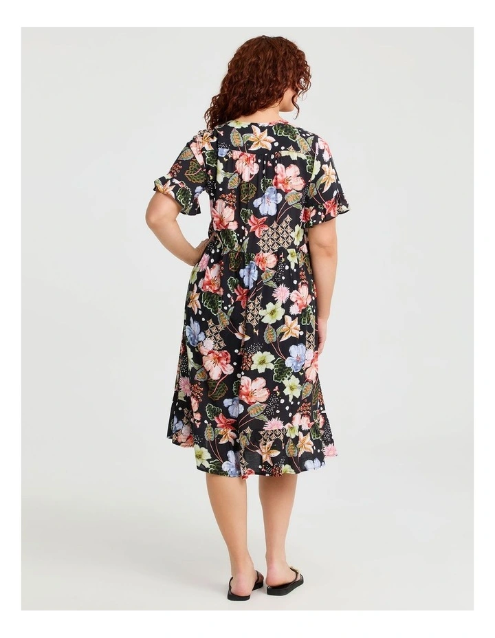 Natural Getaway Floaty Dress Print image 2