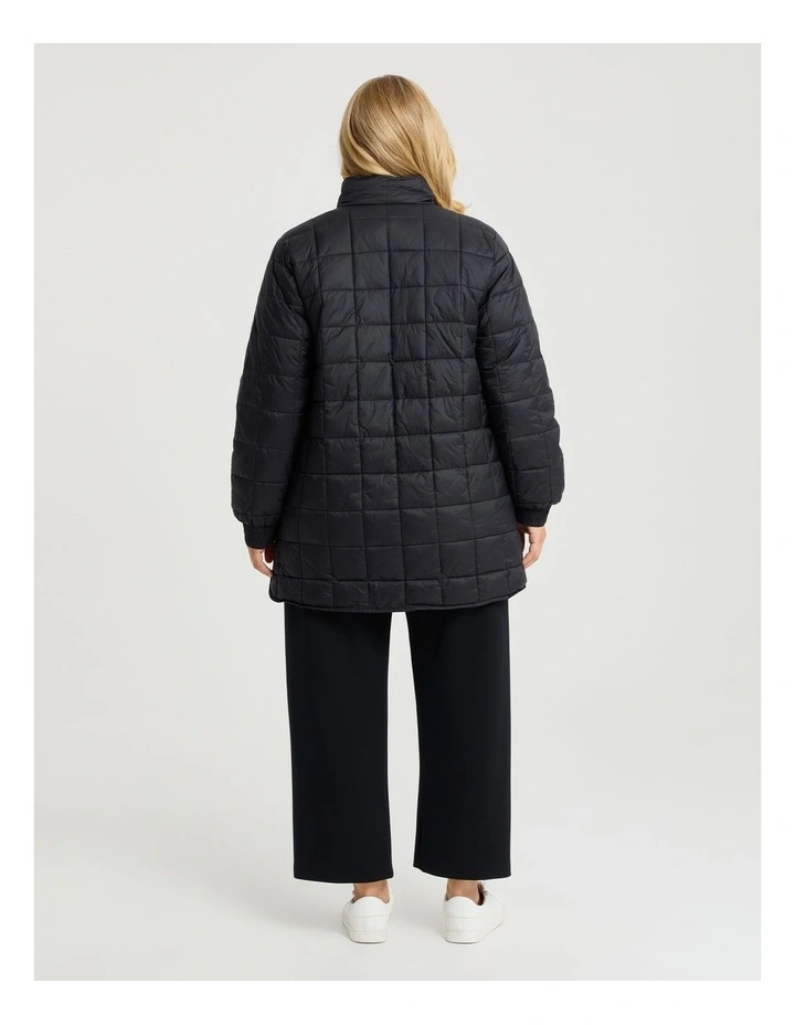 Quilted Travel-friendly Puffer Black image 2