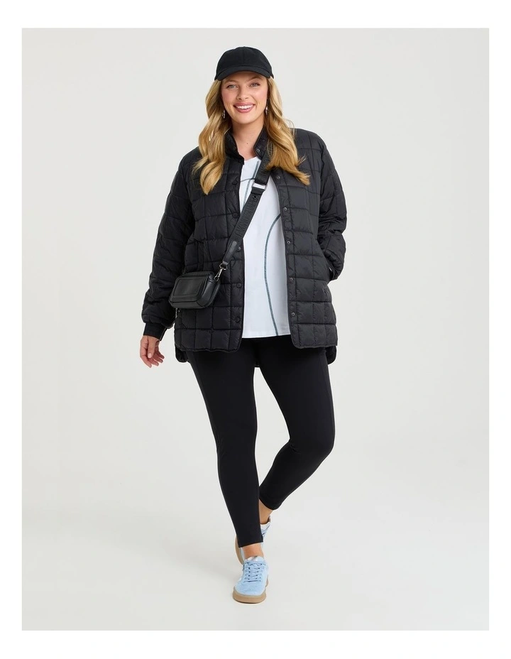 Quilted Travel-friendly Puffer Black image 4