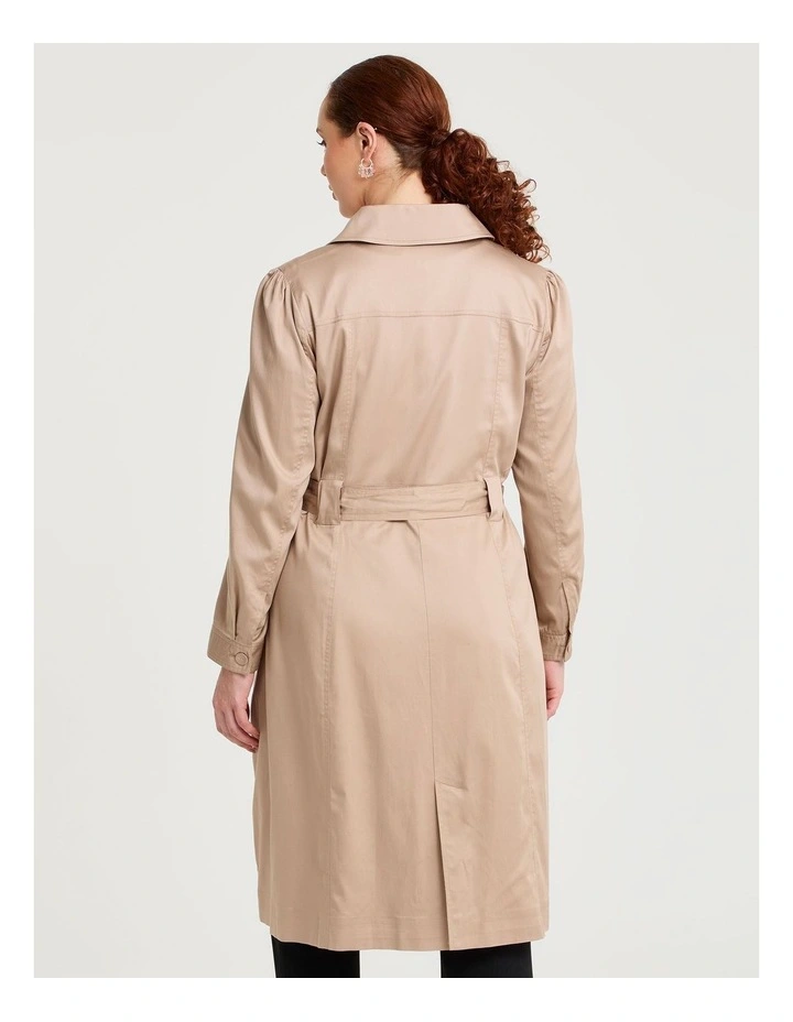 Trench Jacket Beige image 2