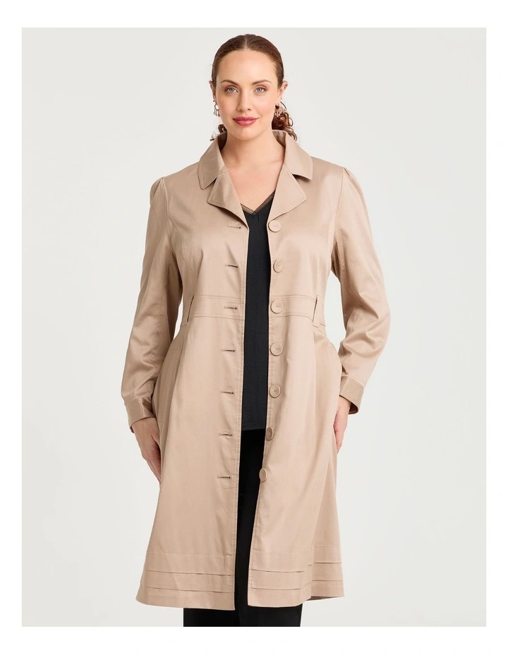 Trench Jacket Beige image 3