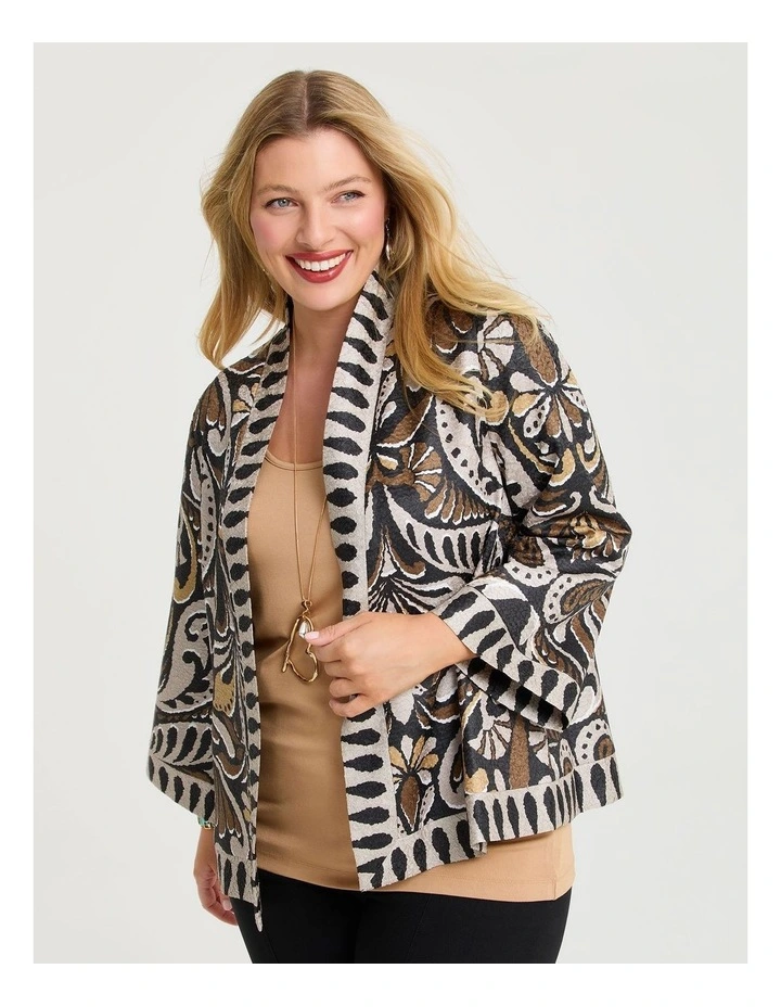 Plisse Reversible Jacket Print image 1