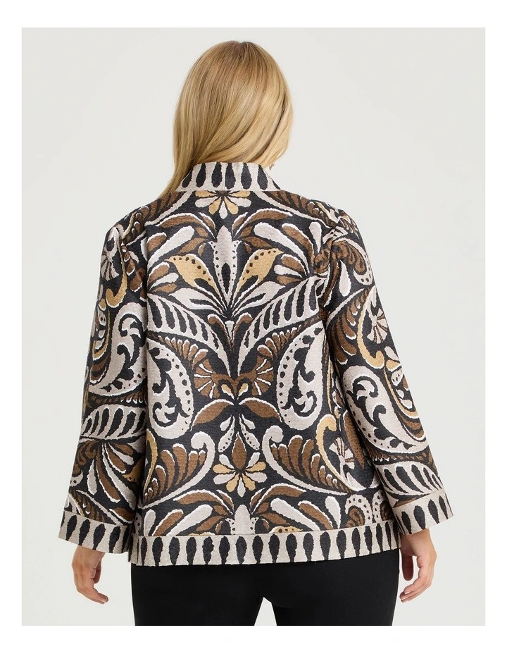 Plisse Reversible Jacket Print image 4