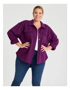 Sweat Shacket Merlot