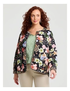 Natural Nomad Reversible Jacket in Print