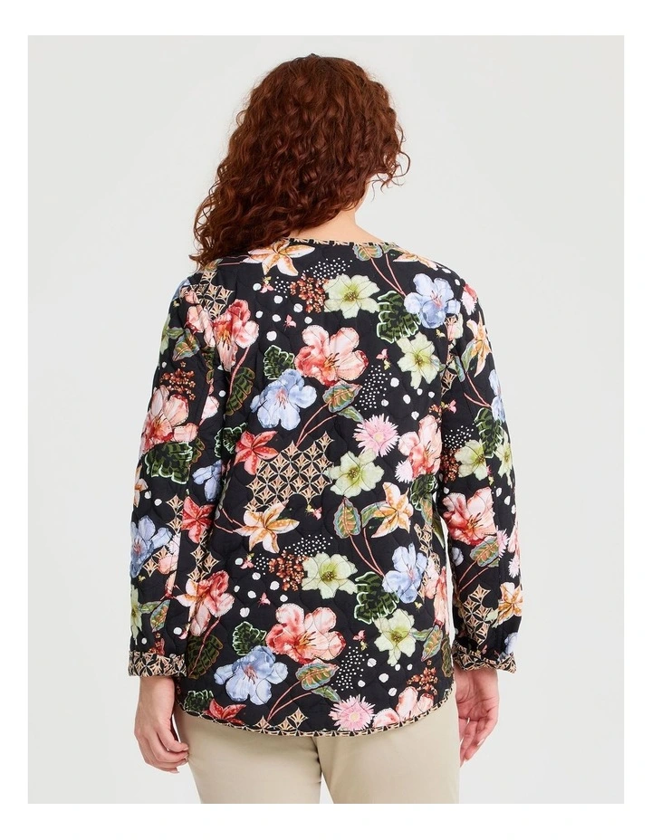 Natural Nomad Reversible Jacket in Print image 4