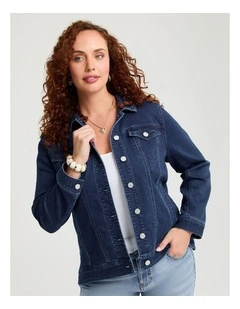 The Signature Denim Jacket Mid Indigo