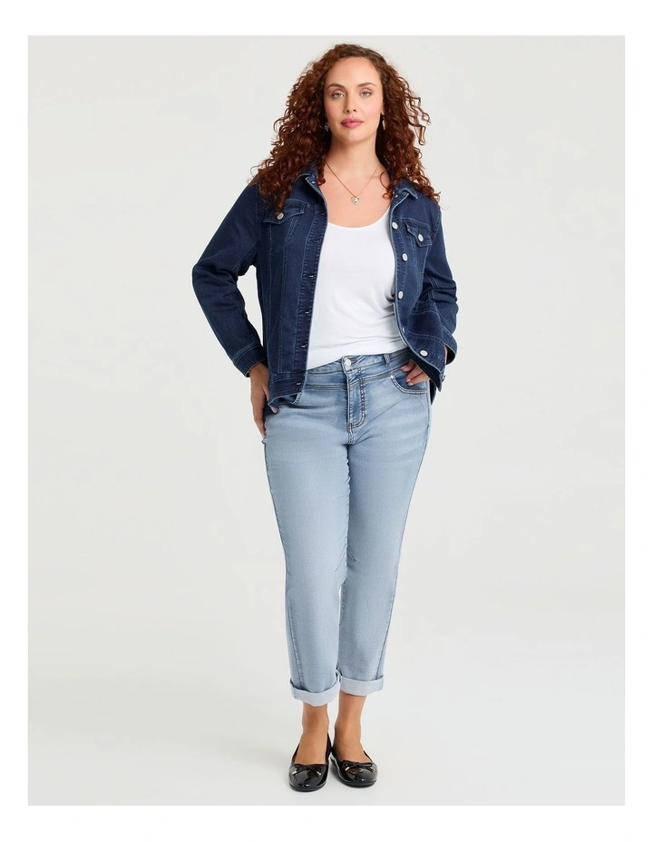 The Signature Denim Jacket Mid Indigo image 2