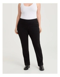 Best Friend Straight Leg Jeans in Black