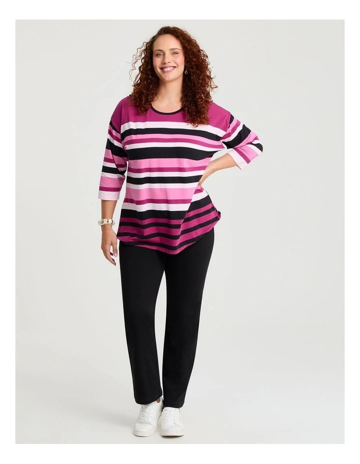 Best Friend Straight Leg Jeans in Black image 4