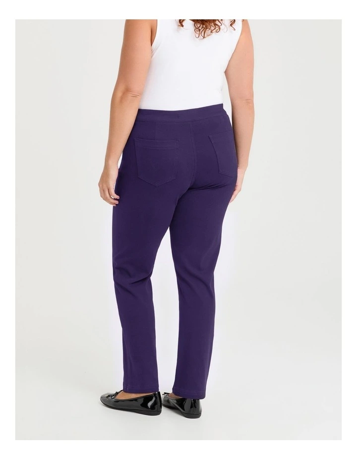 Best Friend Straight Leg Jean in Dark Liberty Purple image 2