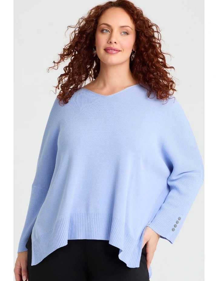 Batwing Milano Natural Jumper Light Lavender image 1