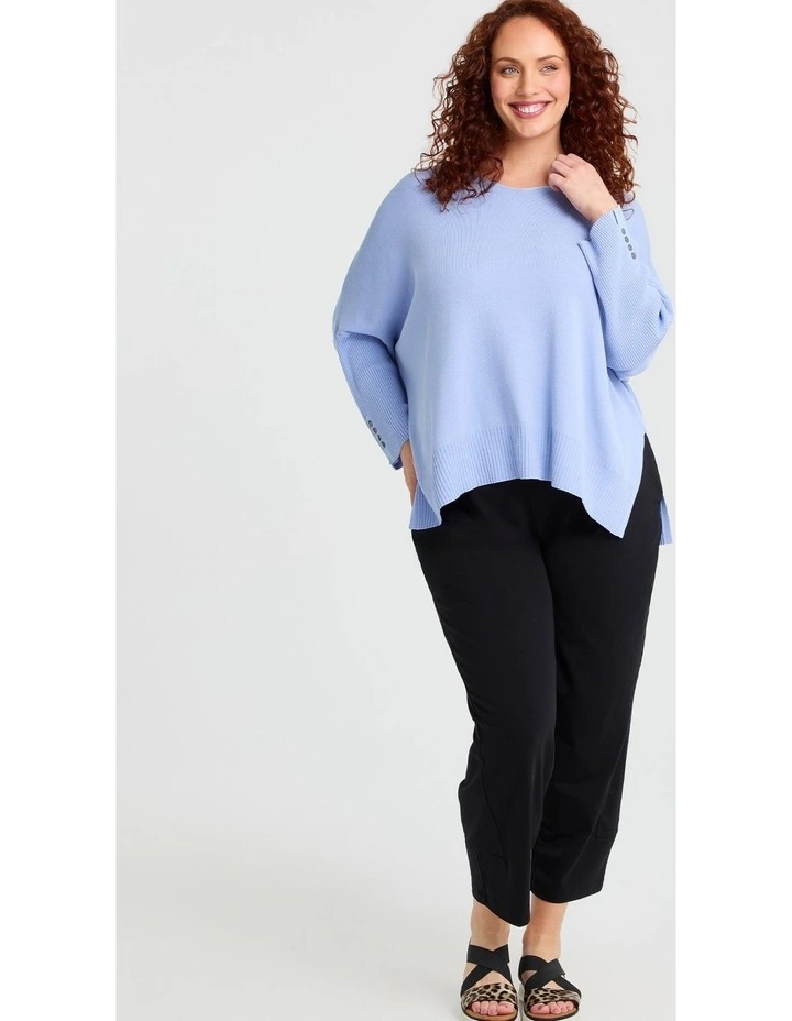 Batwing Milano Natural Jumper Light Lavender image 3