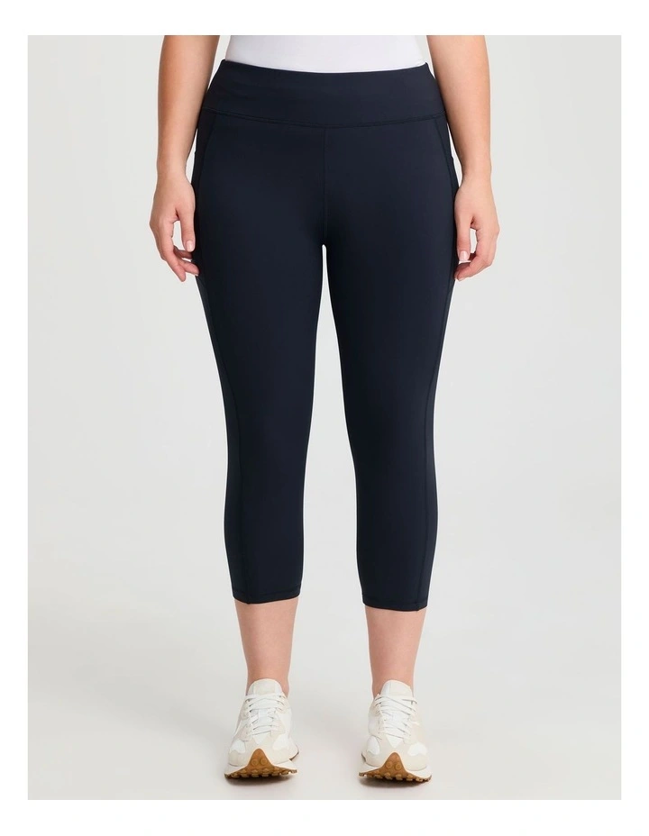 Cloud Touch Seam Detail Legging in Navy image 1
