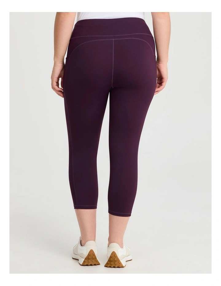 Cloud Touch Seam Detail Legging in Huckleberry image 2