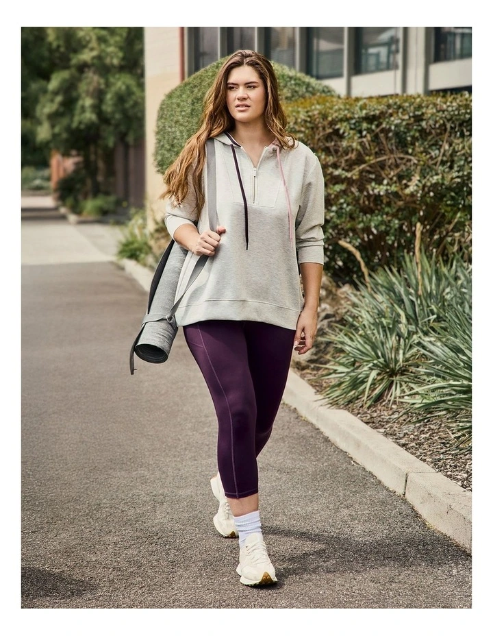 Cloud Touch Seam Detail Legging in Huckleberry image 4