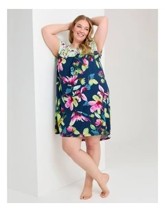 Bamboo Floral Nightie in Print