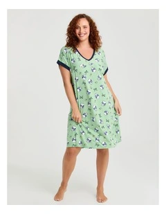 Peanuts Snoopy Bow Nightie in Print